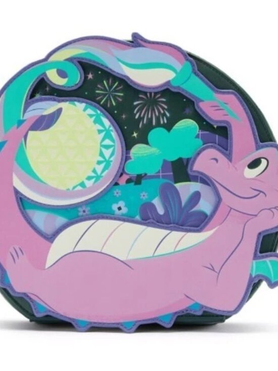 Loungefly Figment Epcot International Festival of the Arts 2026 Disney Bag NWT​ main image 4